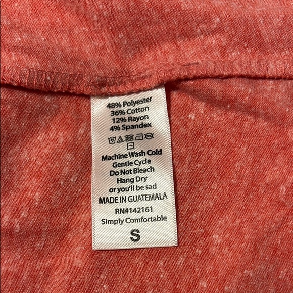 LulaRoe Madison Coral Skirt with pockets size S - Picture 7 of 8